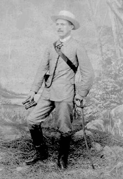 Teniente en la guerra de Cuba, a�o 1.896.