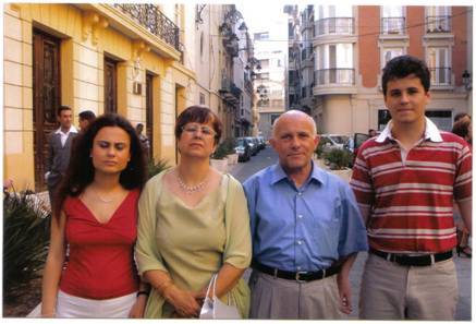 Con mi familia en el a�o 2.005.
