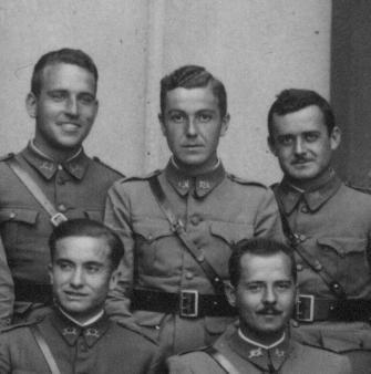 En la Academia Militar de Toledo a�o 1.934