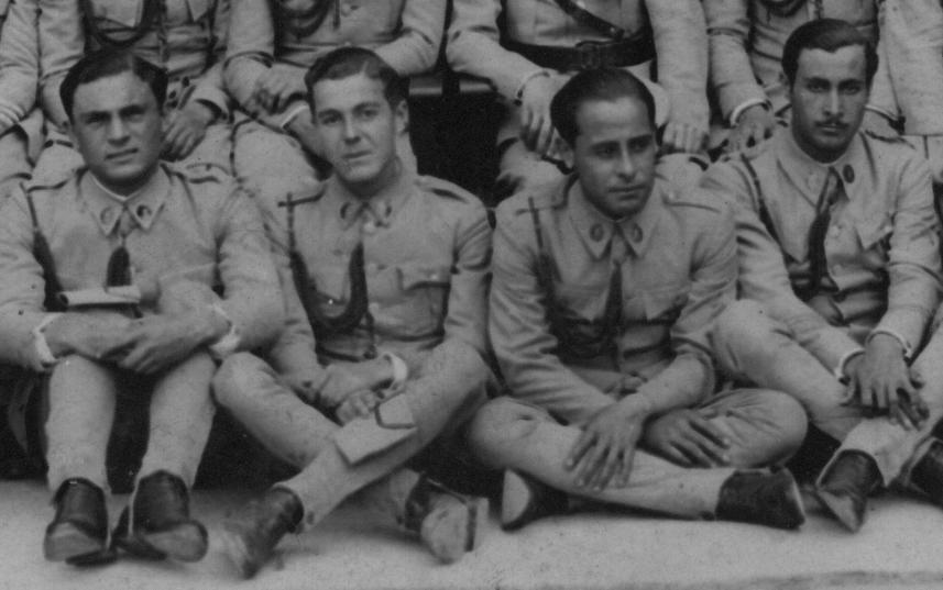 En la Academia Militar de Toledo a�o 1.933