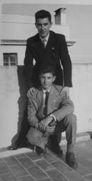 En el a�o 1.963 con mi hermano Dito.