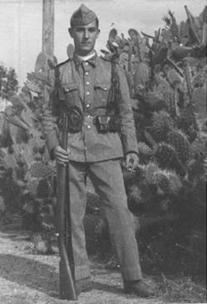 En el a�o 1.960. Recluta en San Fernando.