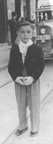 En el a�o 1.944. De Primera Comuni�n en Cartagena.