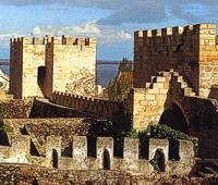 Castillo de San Jorge en Lisboa.